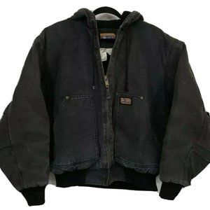 Big Smith Men Large Hooded Original Work Jacket